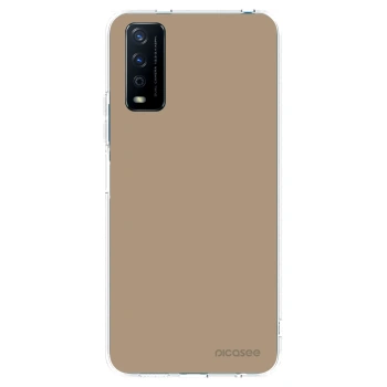 Picasee διαφανής θήκη σιλικόνης Vivo Y11s - Soft Sand
