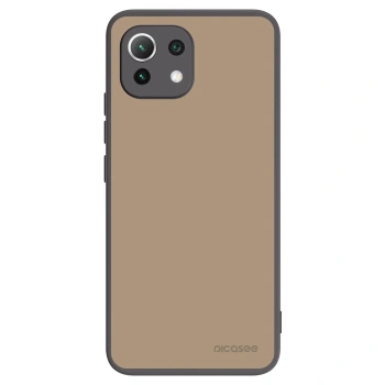 Picasee Μαύρη θήκη σιλικόνης για Xiaomi 11 Lite 5G NE - Soft Sand