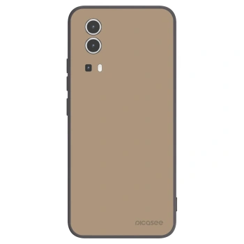 Picasee Μαύρη θήκη σιλικόνης για Vivo Y72 5G - Soft Sand