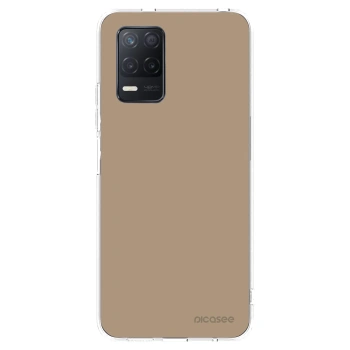 Picasee διαφανής θήκη σιλικόνης Realme 8 5G - Soft Sand