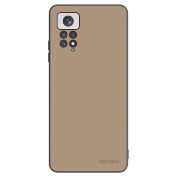 Picasee Μαύρη θήκη σιλικόνης για Xiaomi Redmi Note 11 - Soft Sand