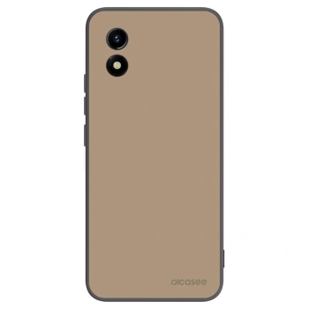 Picasee Μαύρη θήκη σιλικόνης για Vivo Y01 - Soft Sand