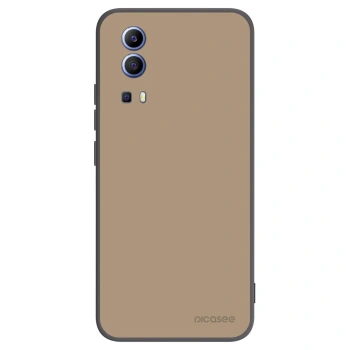 Picasee Μαύρη θήκη σιλικόνης για Vivo Y52 5G - Soft Sand