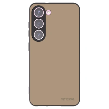 Picasee Μαύρη θήκη σιλικόνης για Samsung Galaxy S23 5G - Soft Sand