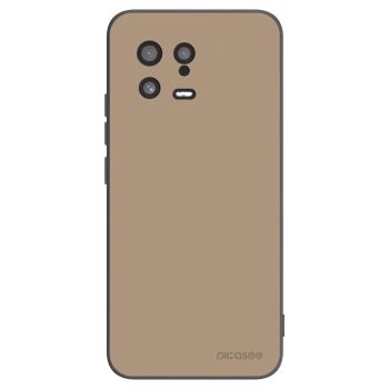 Picasee Μαύρη θήκη σιλικόνης για Xiaomi 13 - Soft Sand