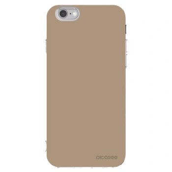 Picasee διαφανής θήκη σιλικόνης Apple iPhone 6/6S - Soft Sand