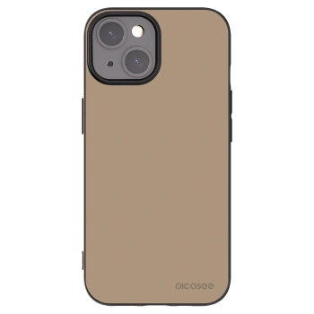 Picasee Μαύρη θήκη σιλικόνης για Apple iPhone 15 - Soft Sand