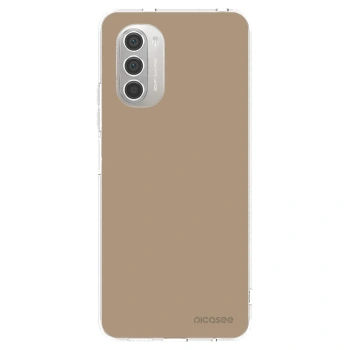 Picasee διαφανής θήκη σιλικόνης Motorola Moto G51 - Soft Sand