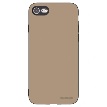 Picasee Μαύρη θήκη σιλικόνης για Apple iPhone 7 - Soft Sand