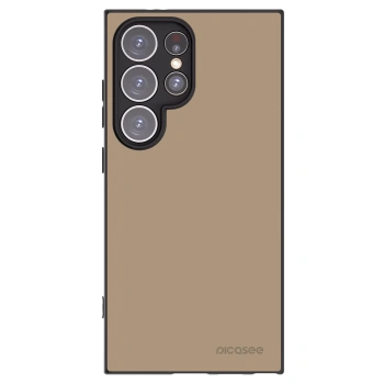 Picasee Μαύρη θήκη σιλικόνης για Samsung Galaxy S24 Ultra S928B 5G - Soft Sand