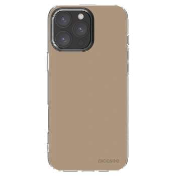 Picasee διαφανής θήκη σιλικόνης Apple iPhone 16 Pro Max - Soft Sand
