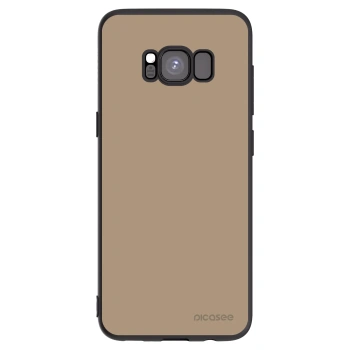 Picasee Μαύρη θήκη σιλικόνης για Samsung Galaxy S8 G950F - Soft Sand