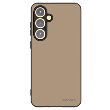Picasee Μαύρη θήκη σιλικόνης για Samsung Galaxy S24 FE S721B - Soft Sand