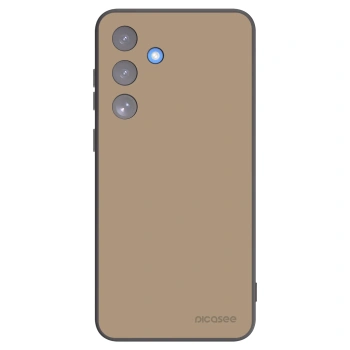 Picasee Μαύρη θήκη σιλικόνης για Samsung Galaxy S25 FE 5G - Soft Sand