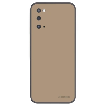 Picasee Μαύρη θήκη σιλικόνης για Samsung Galaxy S20 G980F - Soft Sand