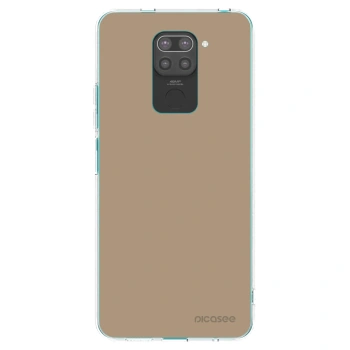 Picasee Μαύρη θήκη σιλικόνης για Xiaomi Redmi Note 9 - Soft Sand