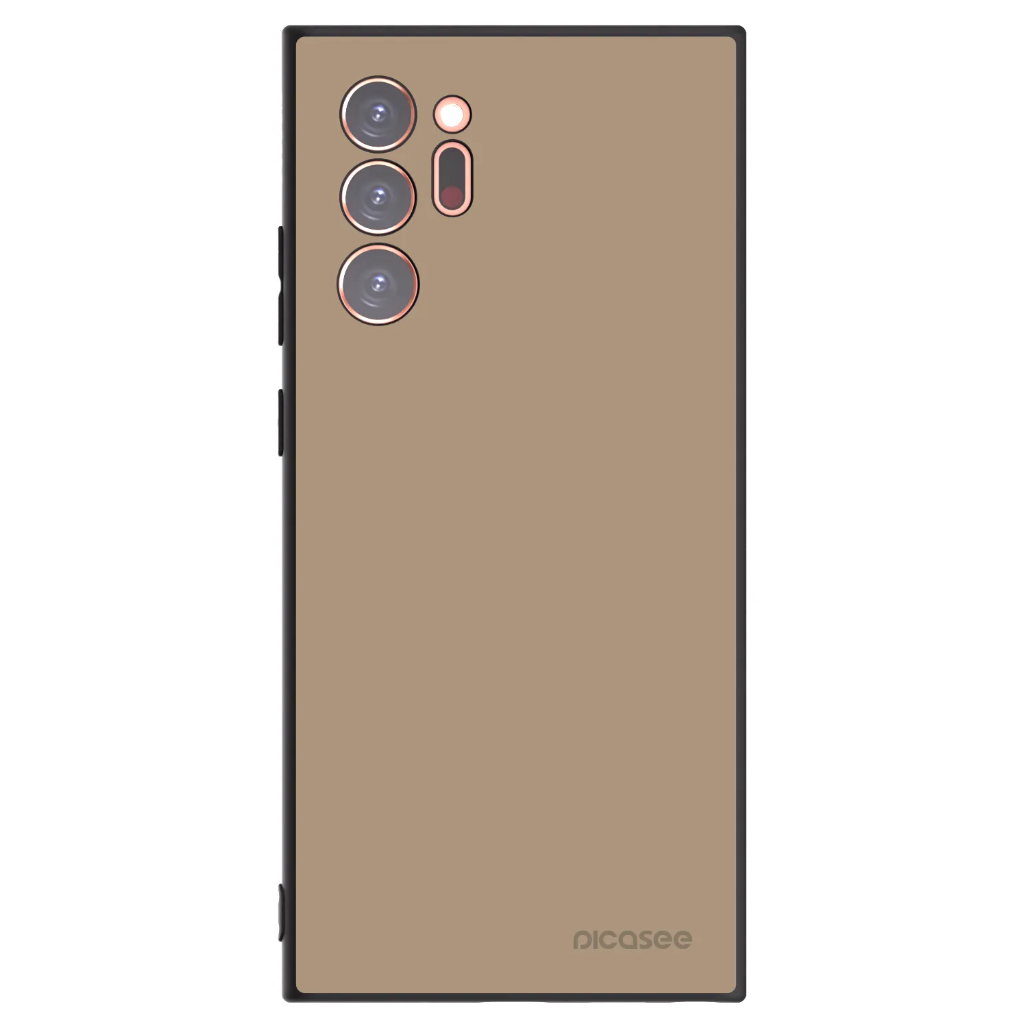 Picasee Μαύρη θήκη σιλικόνης για Samsung Galaxy Note 20 Ultra - Soft Sand