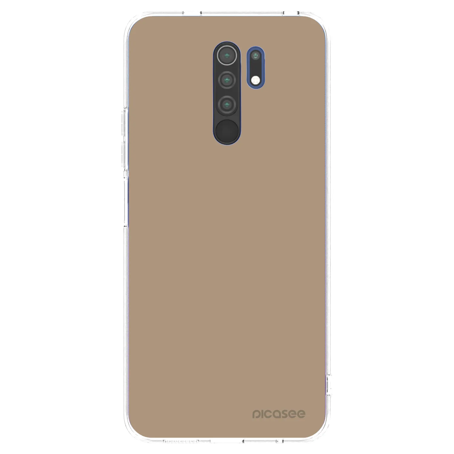 Picasee διαφανής θήκη σιλικόνης Xiaomi Redmi 9 - Soft Sand