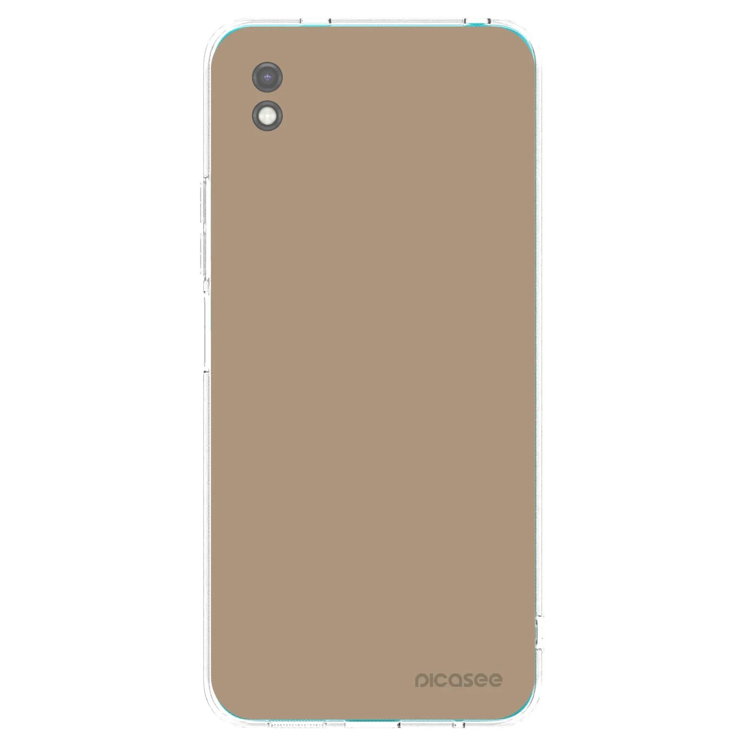 Picasee Μαύρη θήκη σιλικόνης για Xiaomi Redmi 9A - Soft Sand