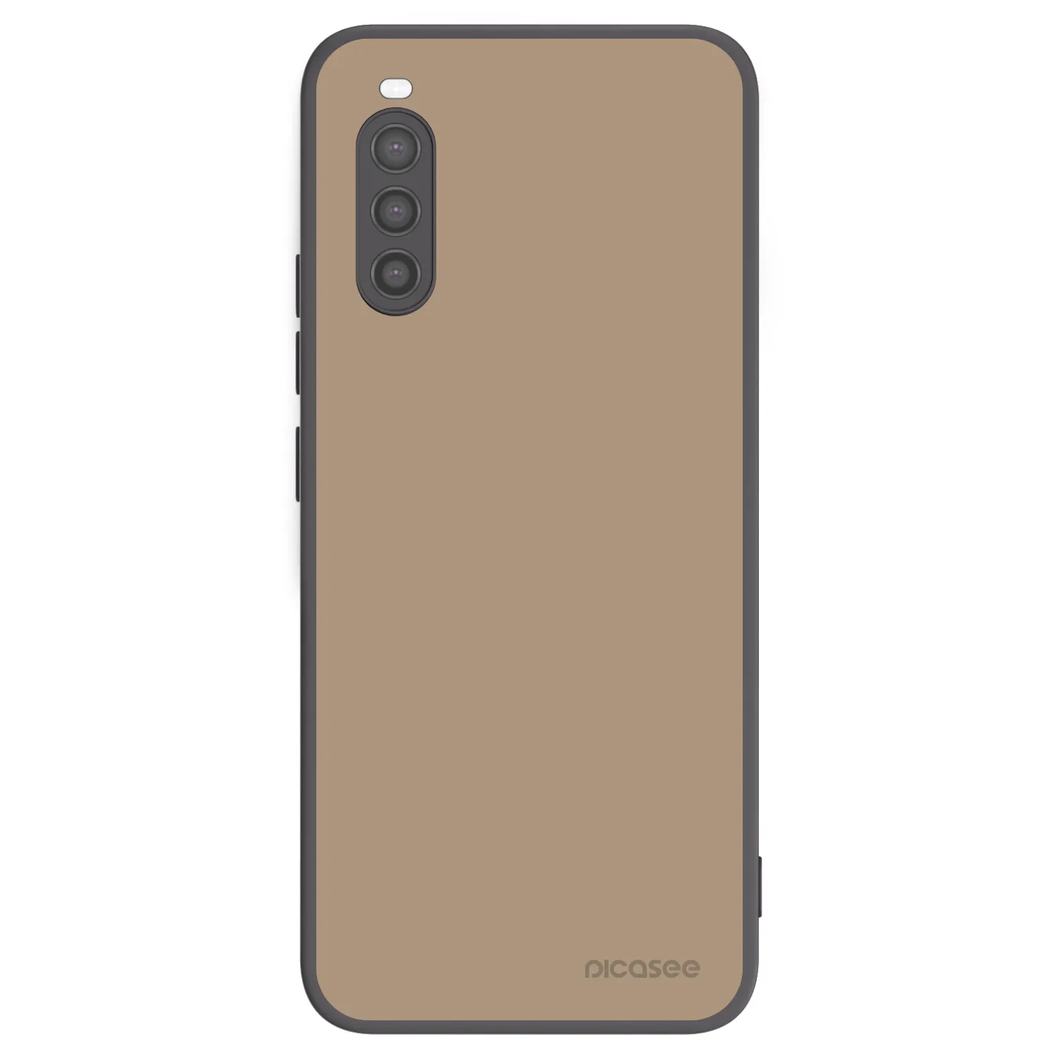 Picasee Μαύρη θήκη σιλικόνης για Sony Xperia 10 II - Soft Sand