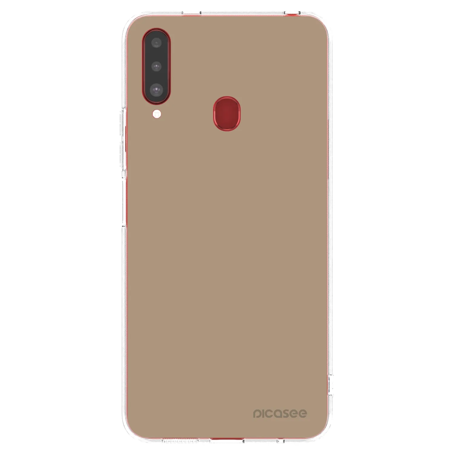 Picasee διαφανής θήκη σιλικόνης Samsung Galaxy A20s - Soft Sand