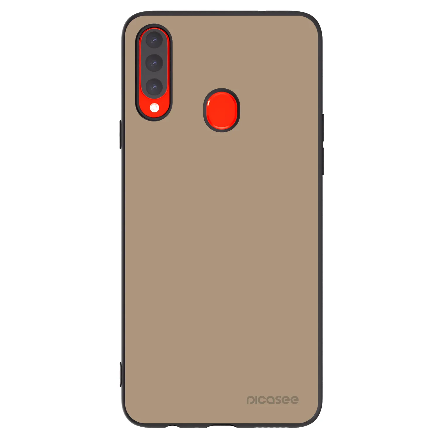 Picasee Μαύρη θήκη σιλικόνης για Samsung Galaxy A20s - Soft Sand