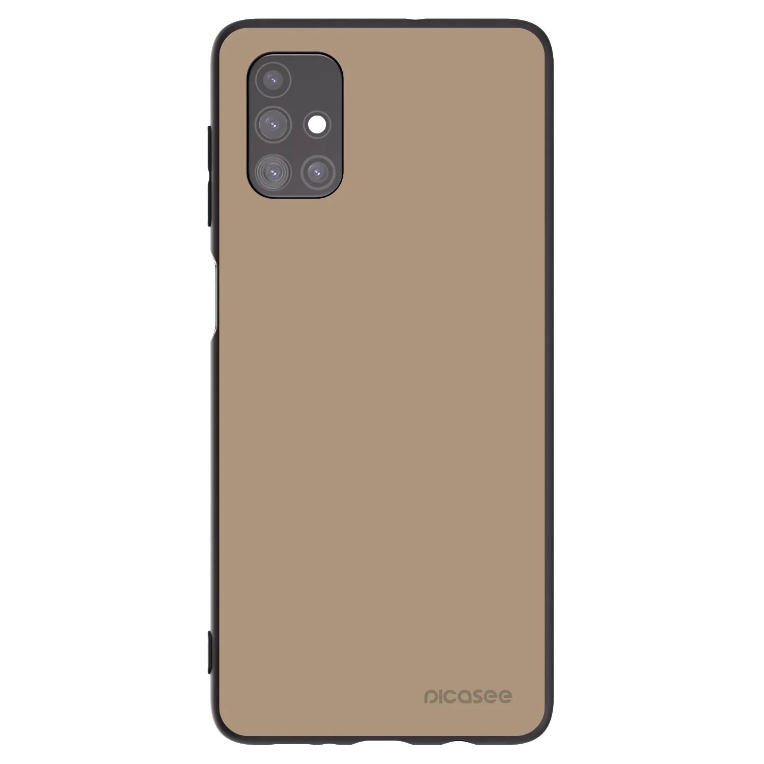 Picasee Μαύρη θήκη σιλικόνης για Samsung Galaxy M51 M515F - Soft Sand