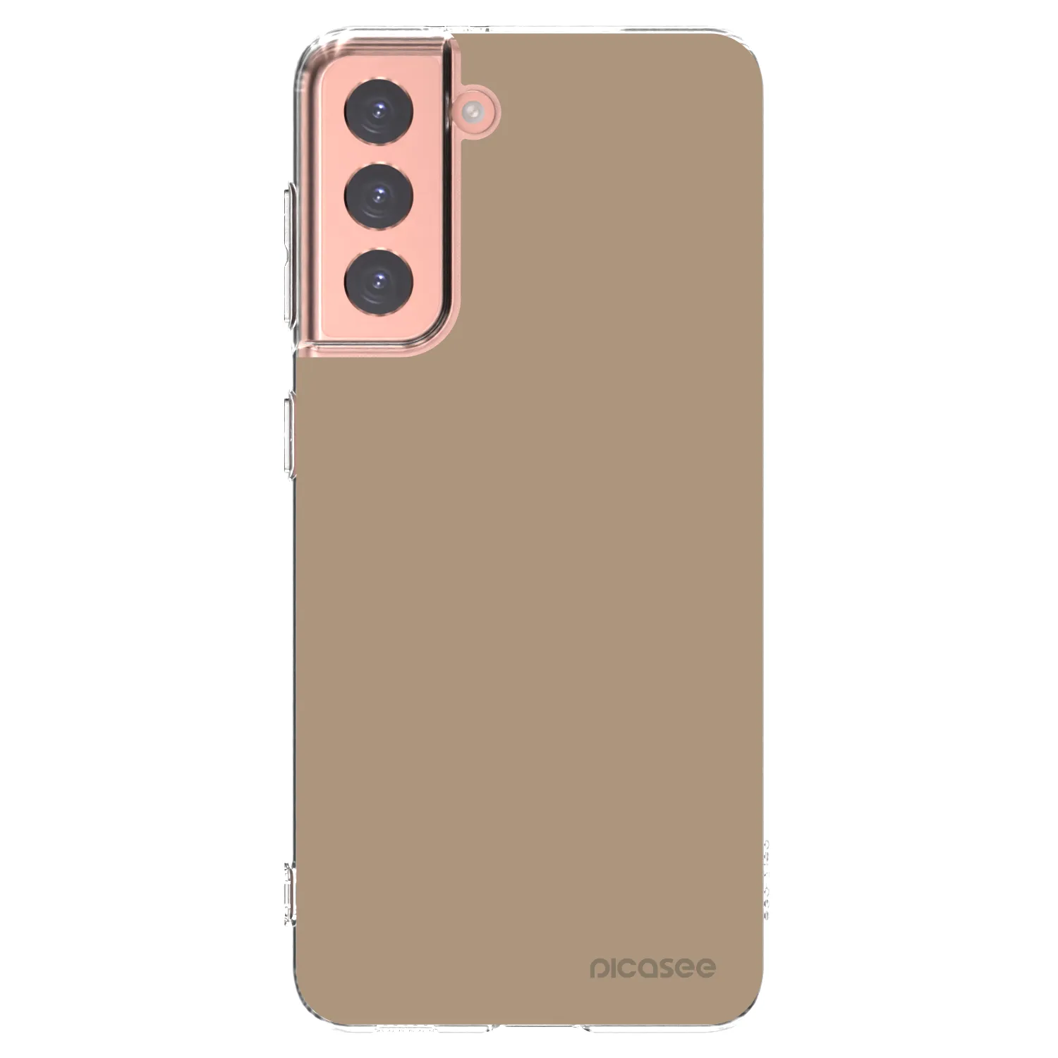 Picasee διαφανής θήκη σιλικόνης Samsung Galaxy S21 5G G991B - Soft Sand