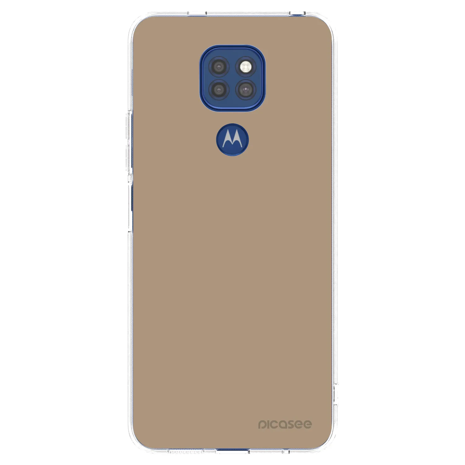 Picasee διαφανής θήκη σιλικόνης Motorola Moto G9 Play - Soft Sand