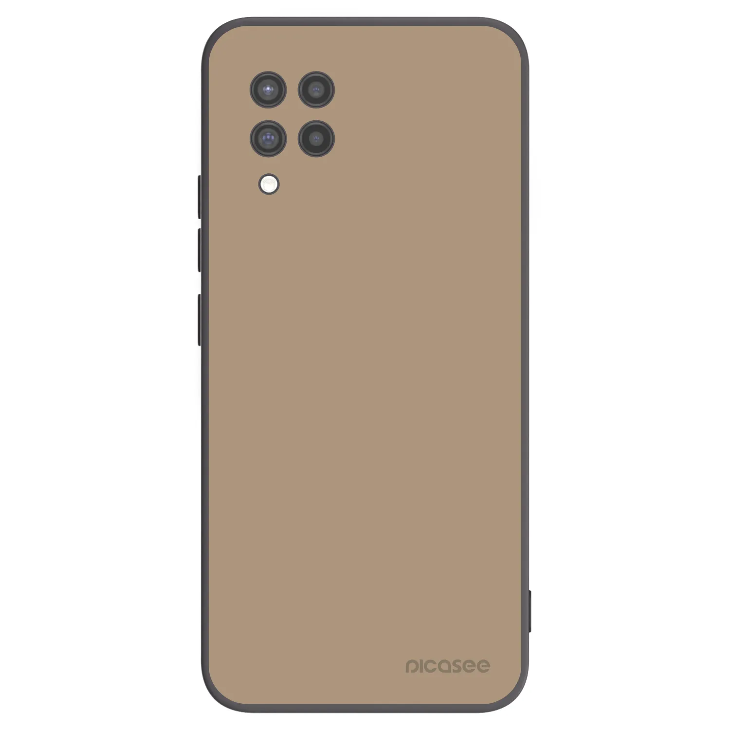 Picasee Μαύρη θήκη σιλικόνης για Samsung Galaxy A42 A426B - Soft Sand