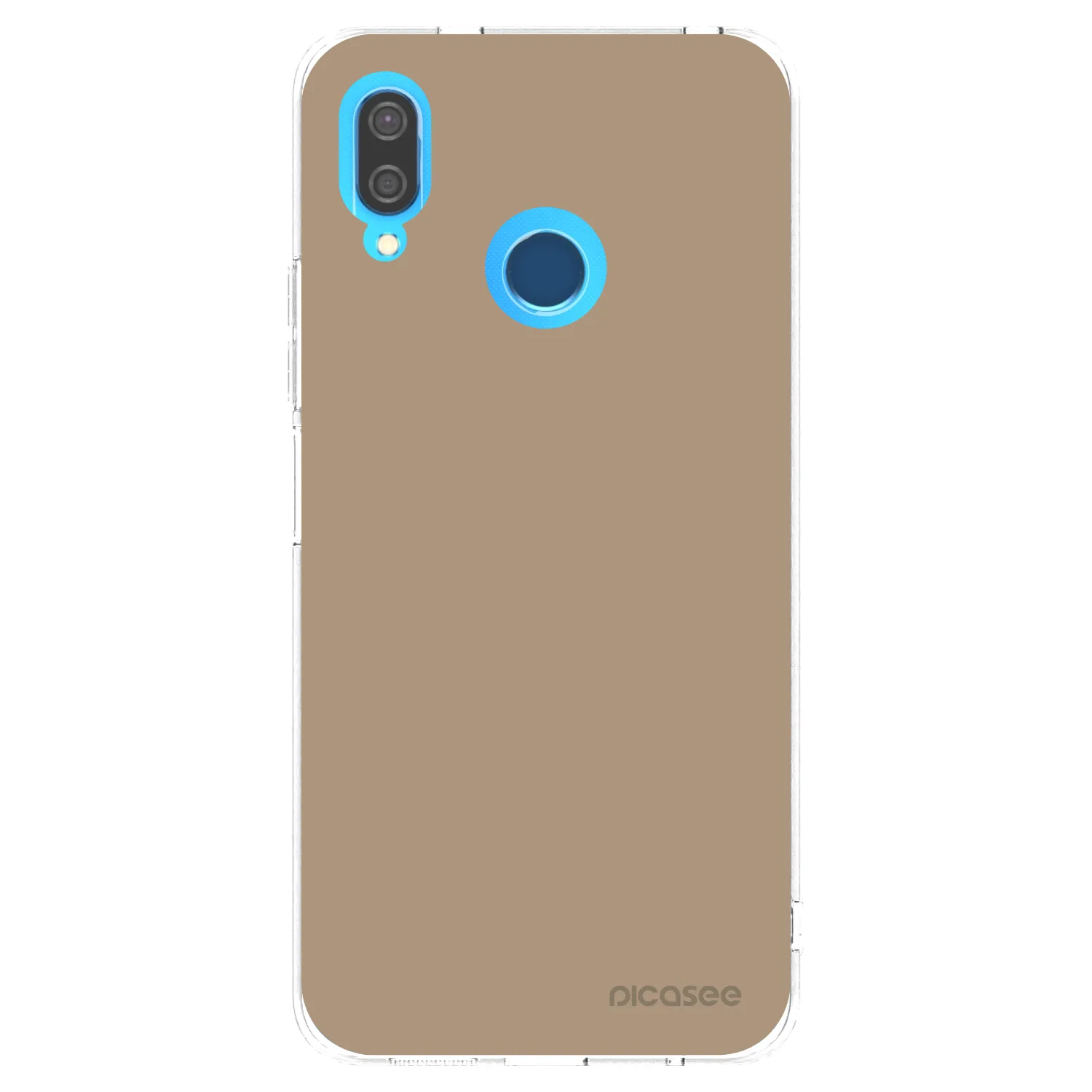 Picasee διαφανής θήκη σιλικόνης Huawei P20 Lite - Soft Sand