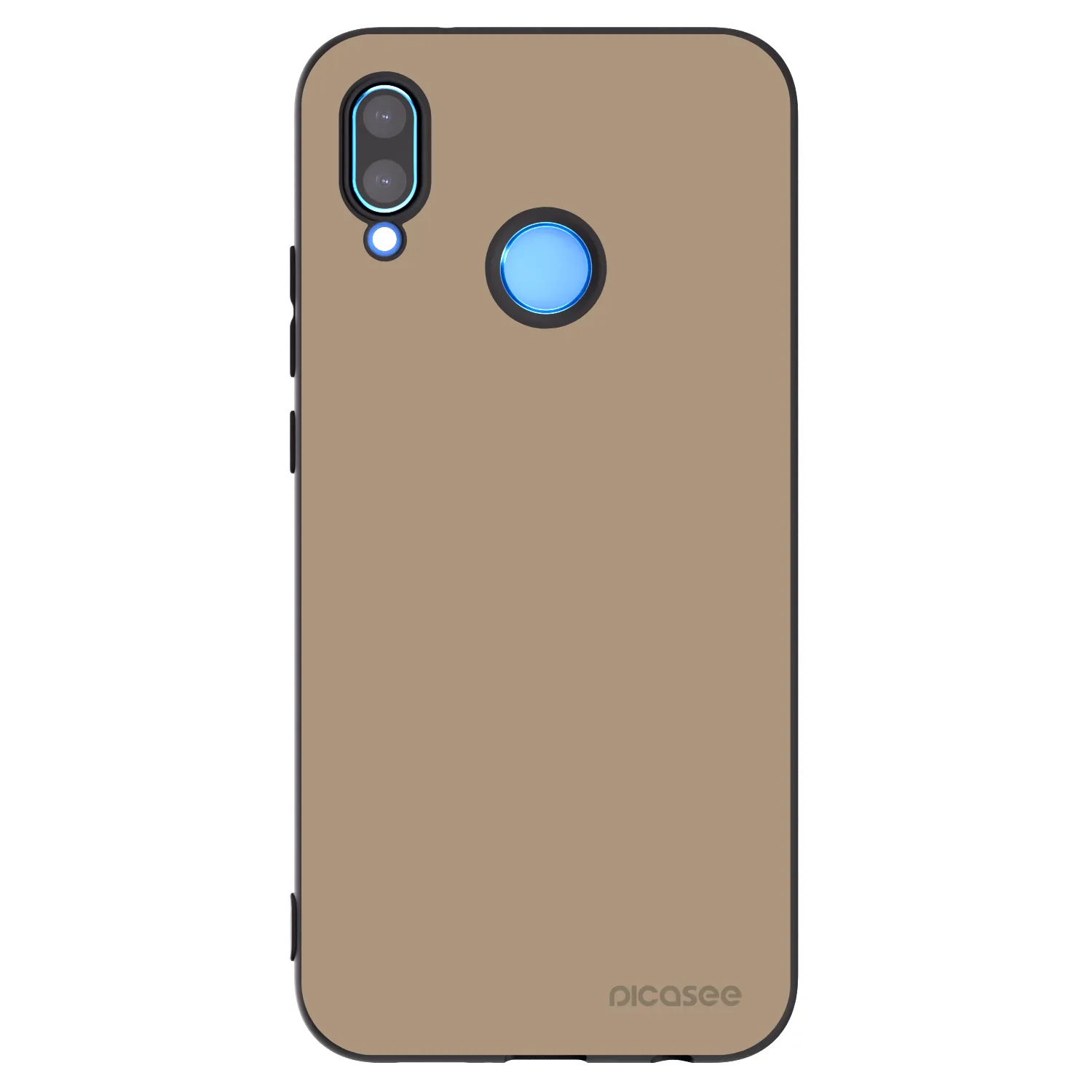 Picasee Μαύρη θήκη σιλικόνης για Huawei P20 Lite - Soft Sand