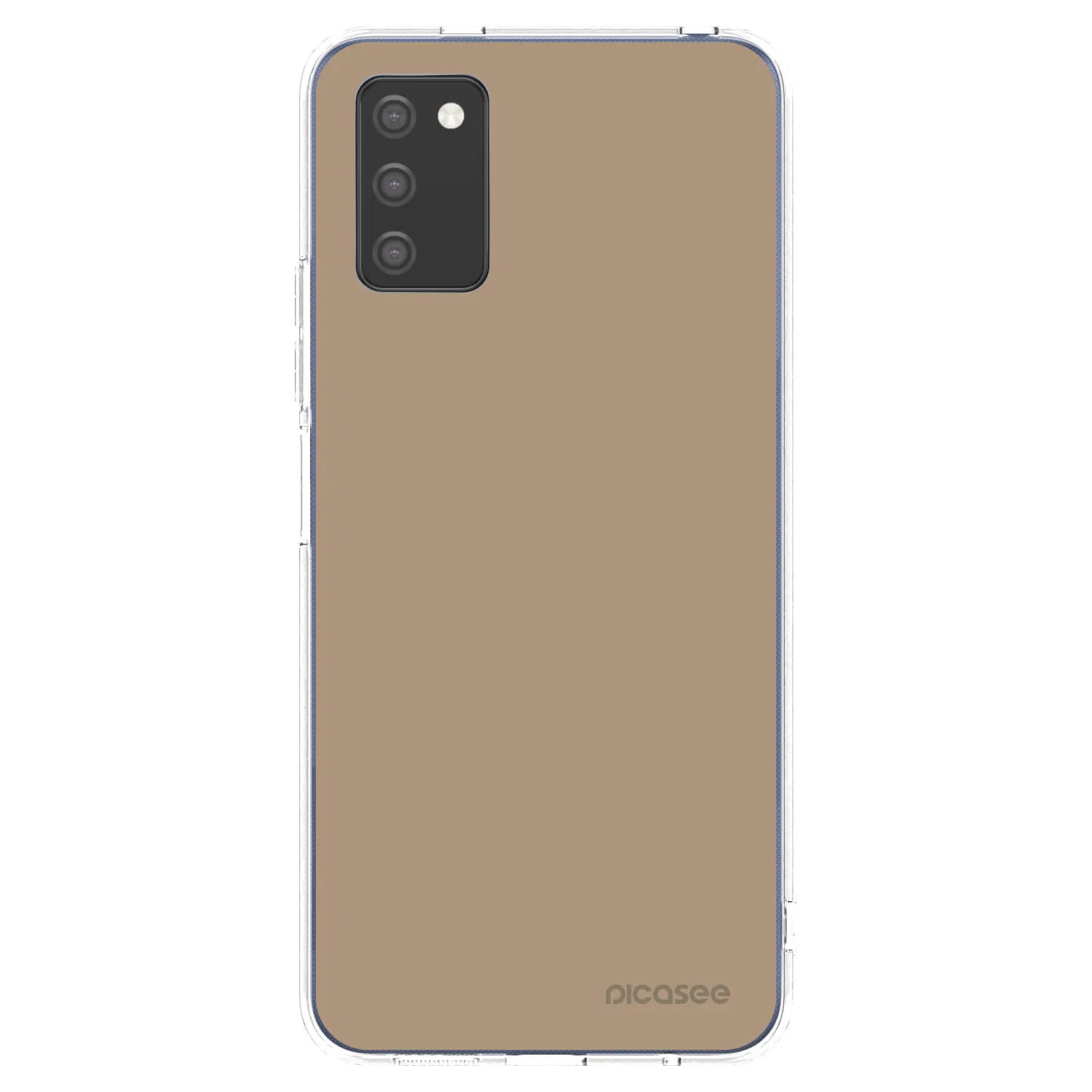 Picasee διαφανής θήκη σιλικόνης Samsung Galaxy A02s A025G - Soft Sand