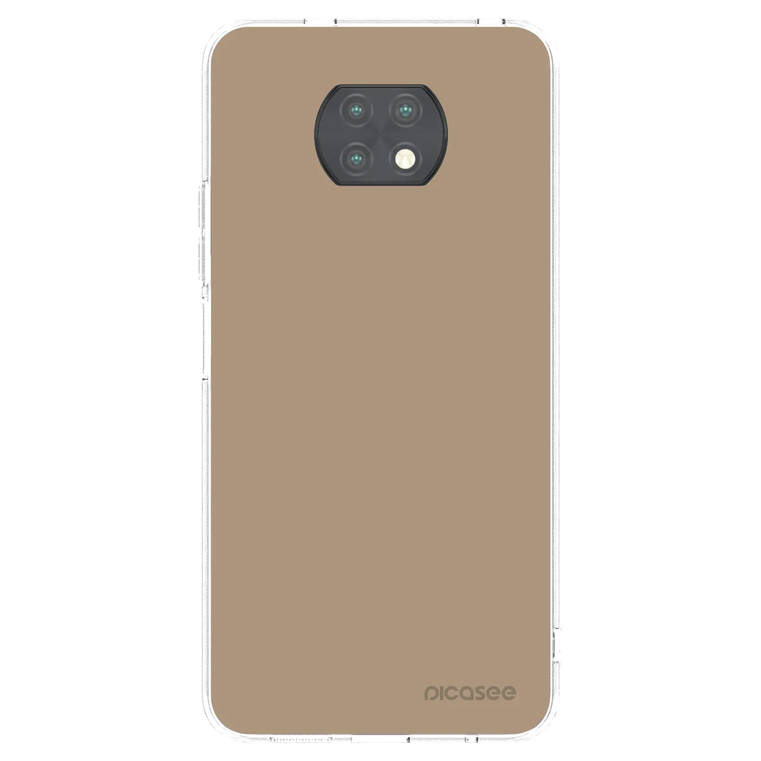 Picasee διαφανής θήκη σιλικόνης Xiaomi Redmi Note 9T - Soft Sand