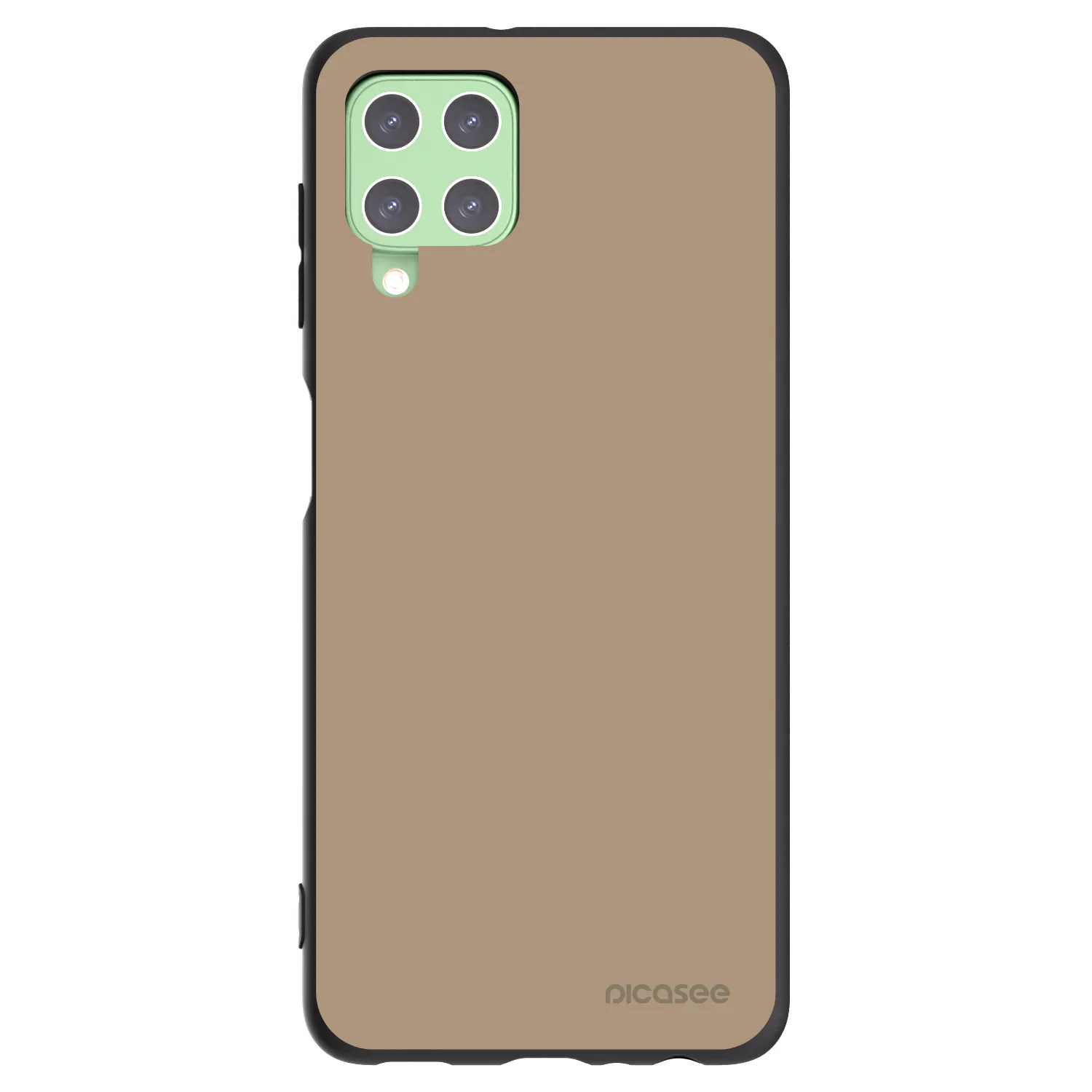 Picasee Μαύρη θήκη σιλικόνης για Samsung Galaxy A22 A225F 4G - Soft Sand