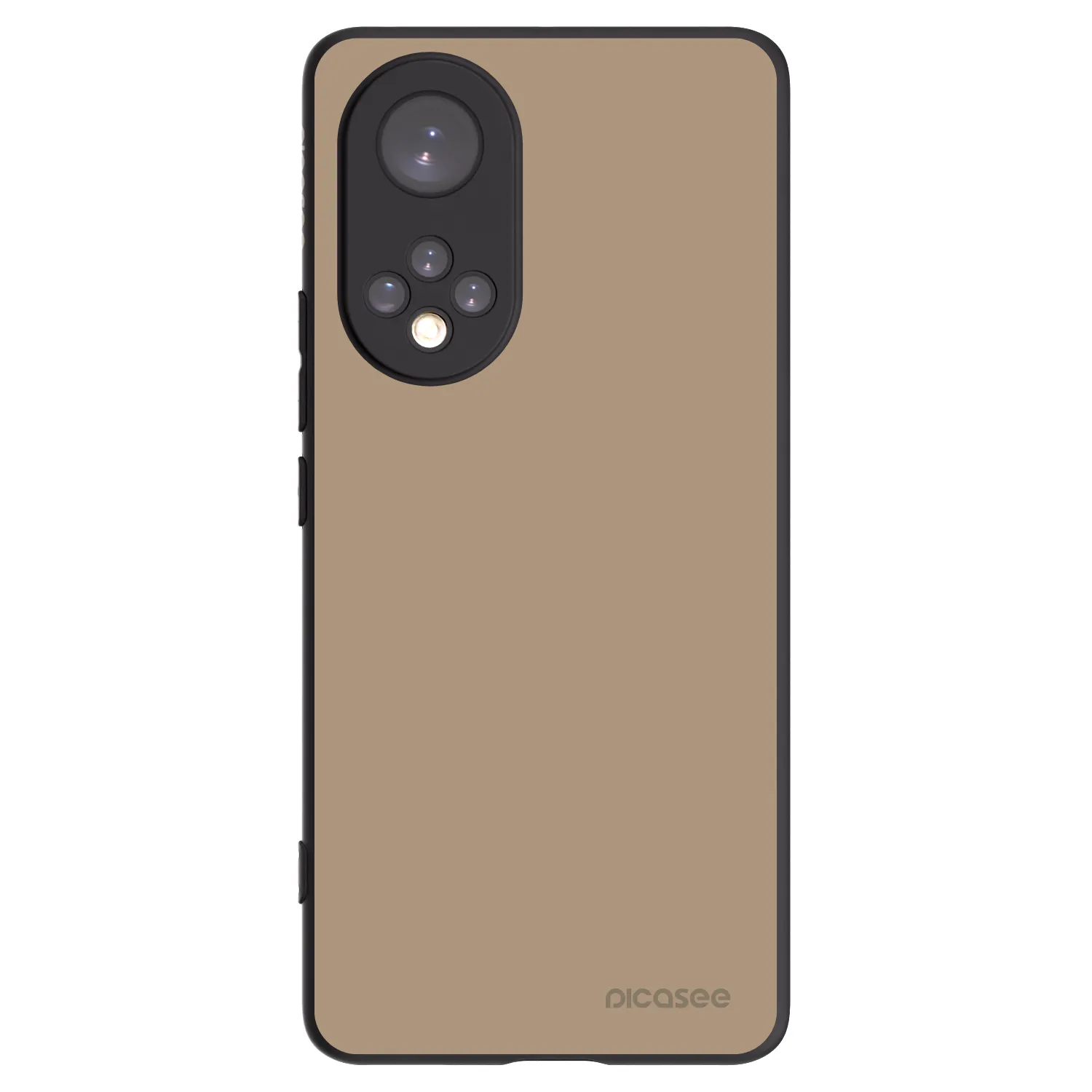 Picasee Μαύρη θήκη σιλικόνης για Honor 50 5G - Soft Sand