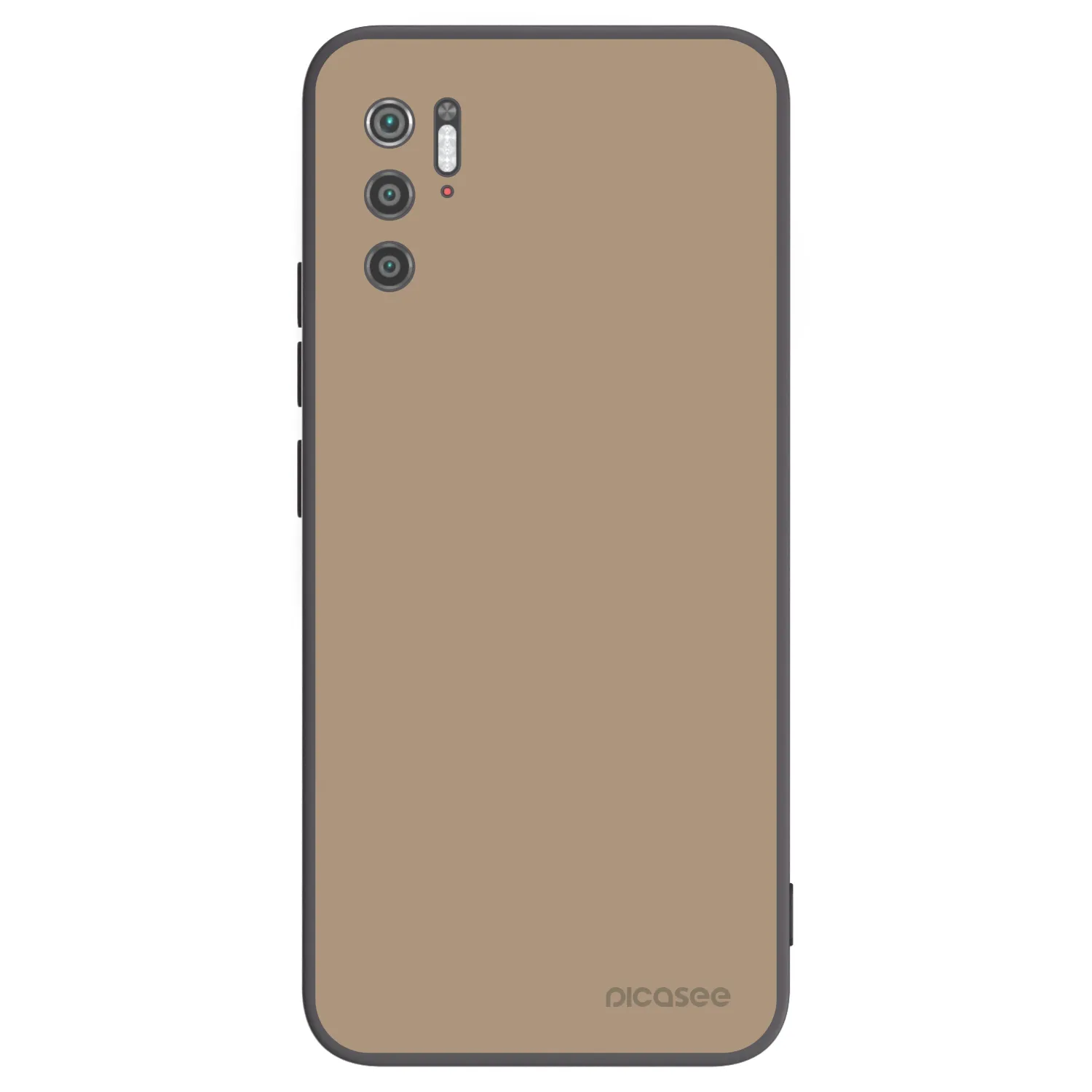Picasee Μαύρη θήκη σιλικόνης για Xiaomi Poco M3 Pro 5G - Soft Sand