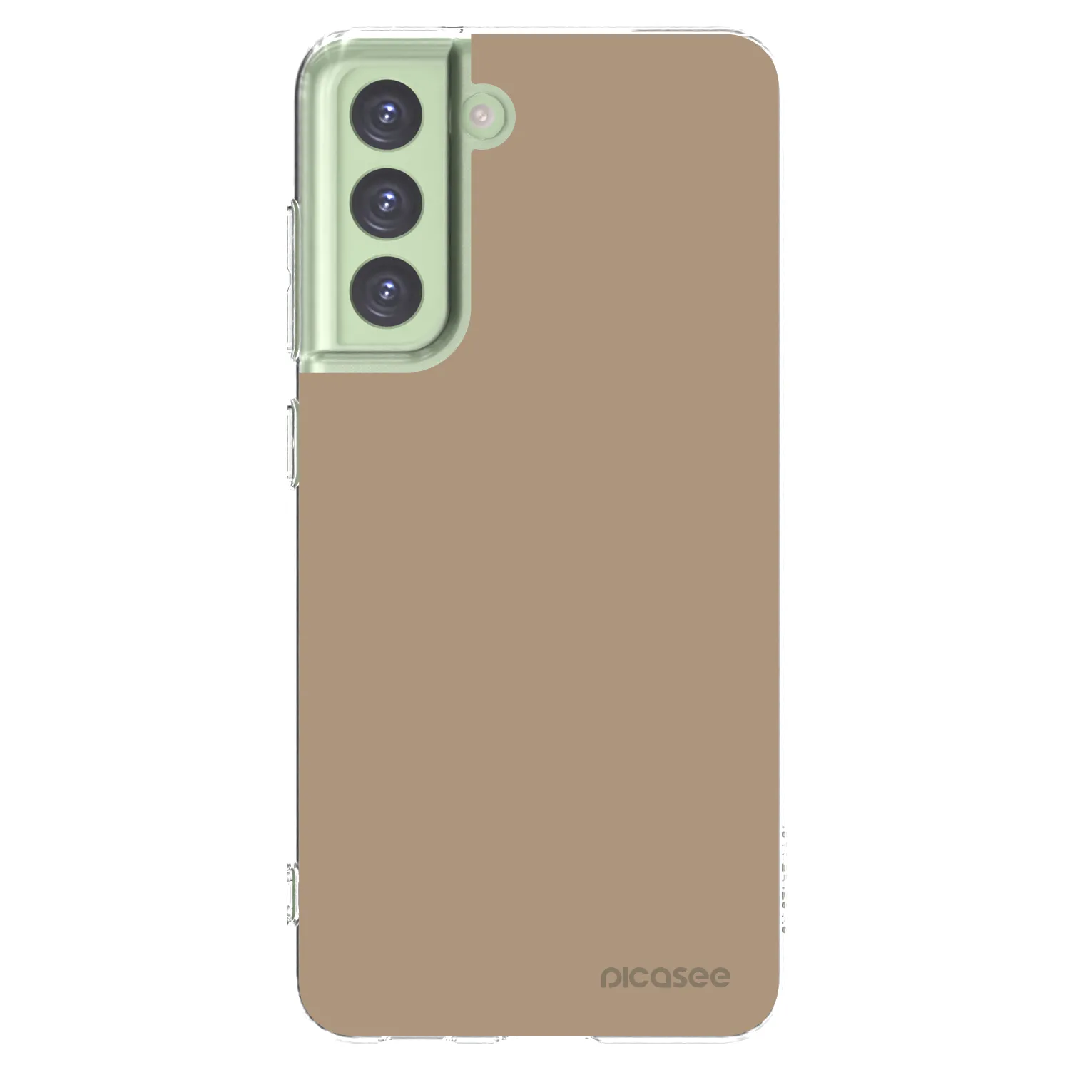 Picasee διαφανής θήκη σιλικόνης Samsung Galaxy S21 FE 5G - Soft Sand