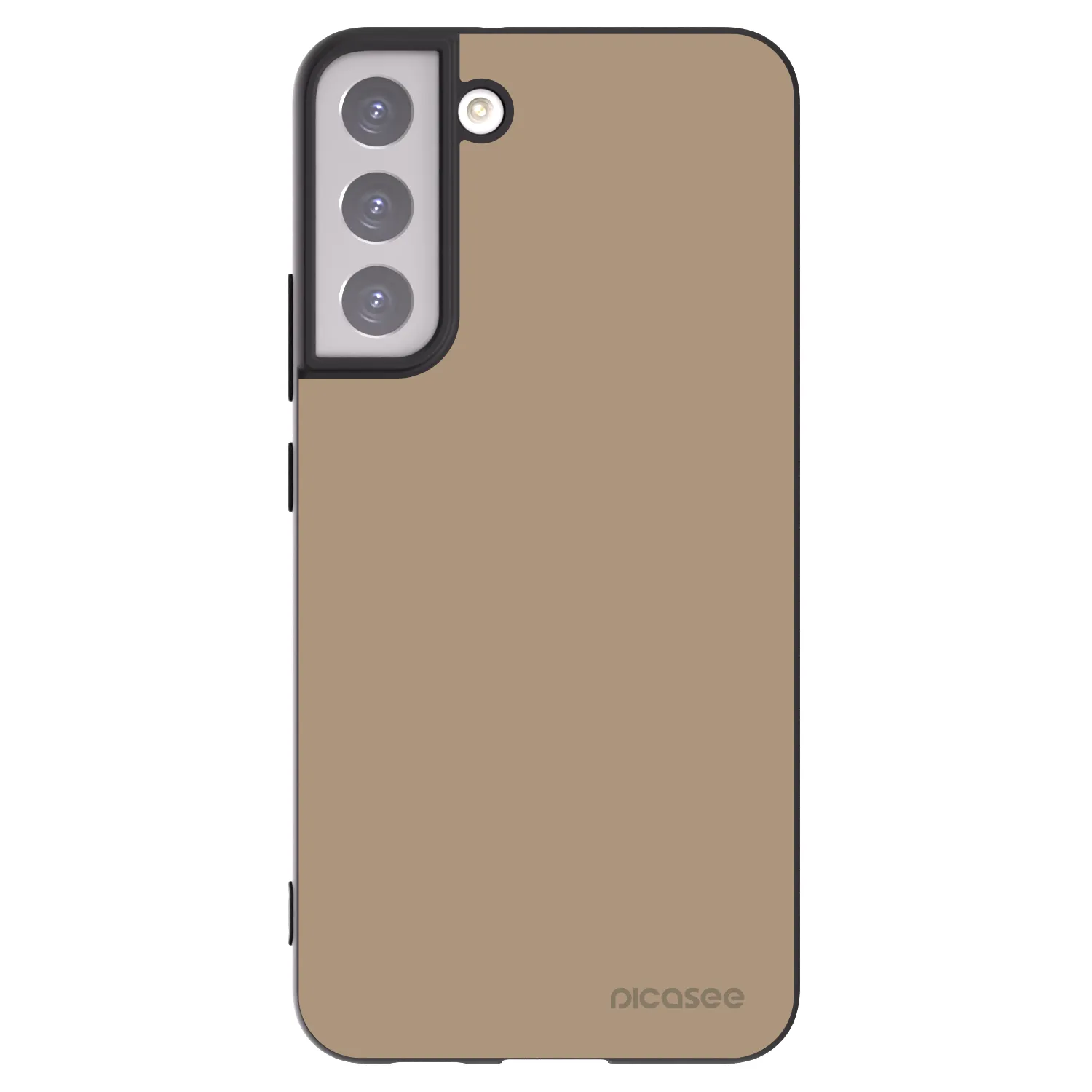 Picasee Μαύρη θήκη σιλικόνης για Samsung Galaxy S22+ 5G - Soft Sand