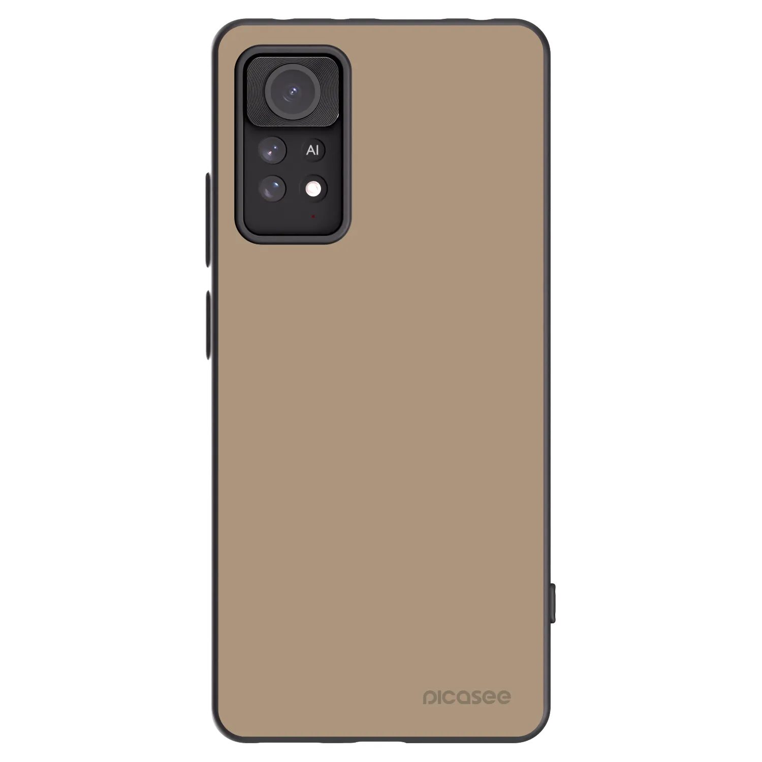 Picasee Μαύρη θήκη σιλικόνης για Xiaomi Redmi Note 11 Pro - Soft Sand