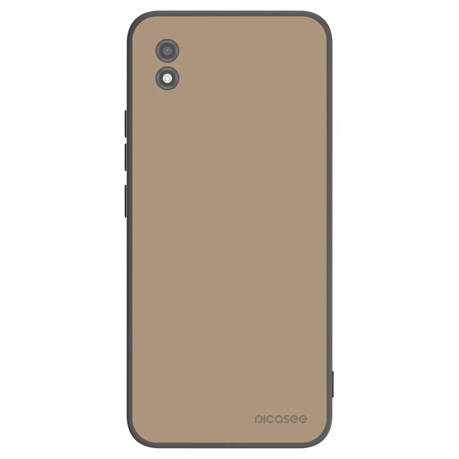 Picasee Μαύρη θήκη σιλικόνης για Realme C11 (2021) - Soft Sand