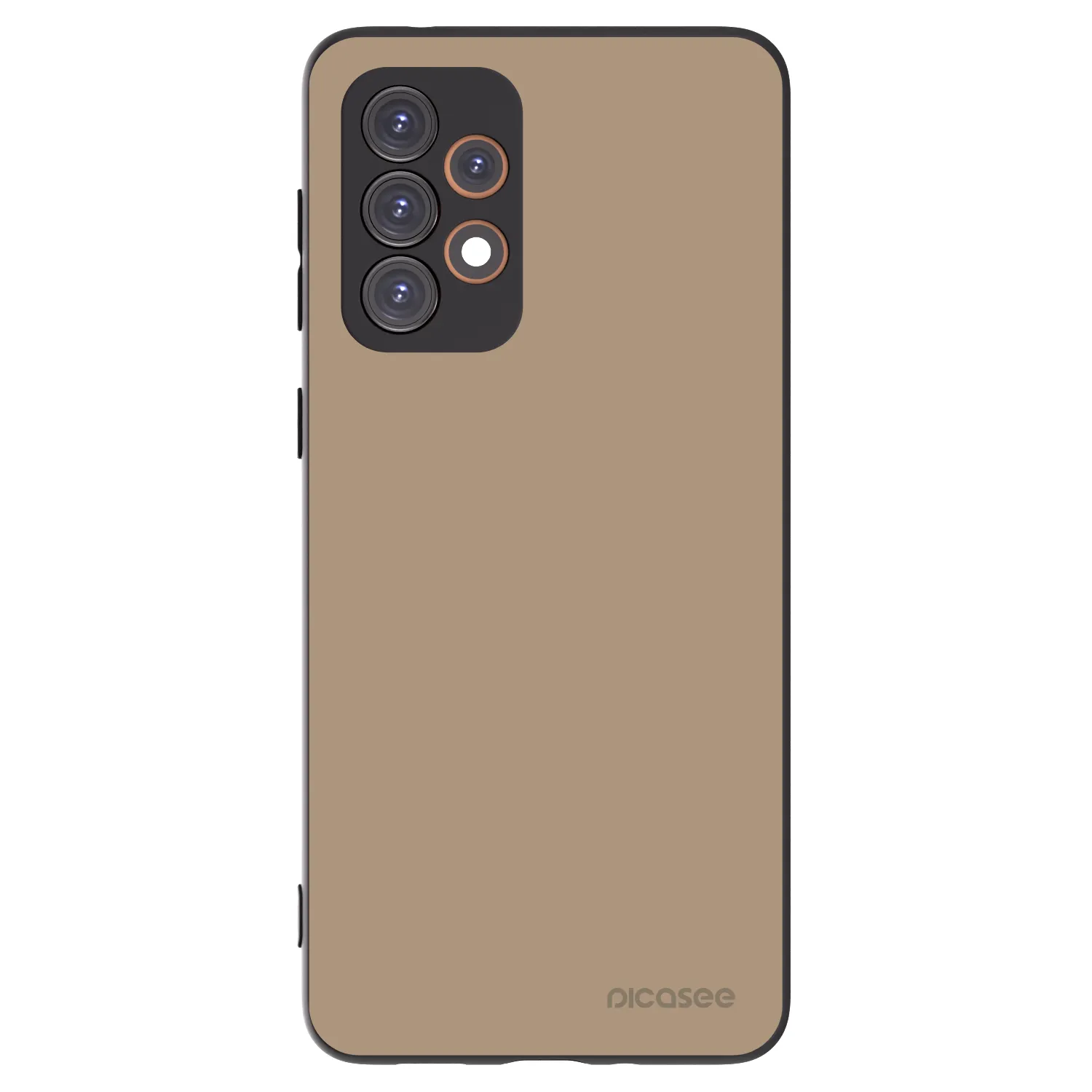 Picasee Μαύρη θήκη σιλικόνης για Samsung Galaxy A33 5G A336 - Soft Sand