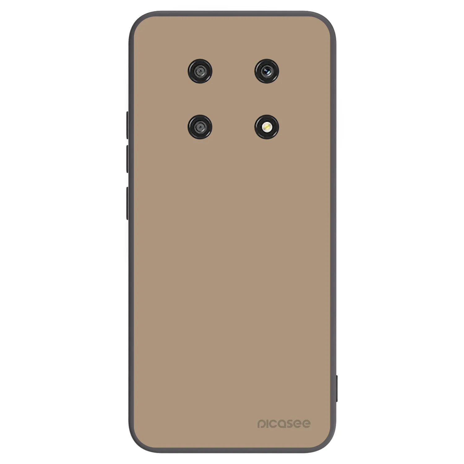 Picasee Μαύρη θήκη σιλικόνης για Honor Magic4 Lite 5G - Soft Sand