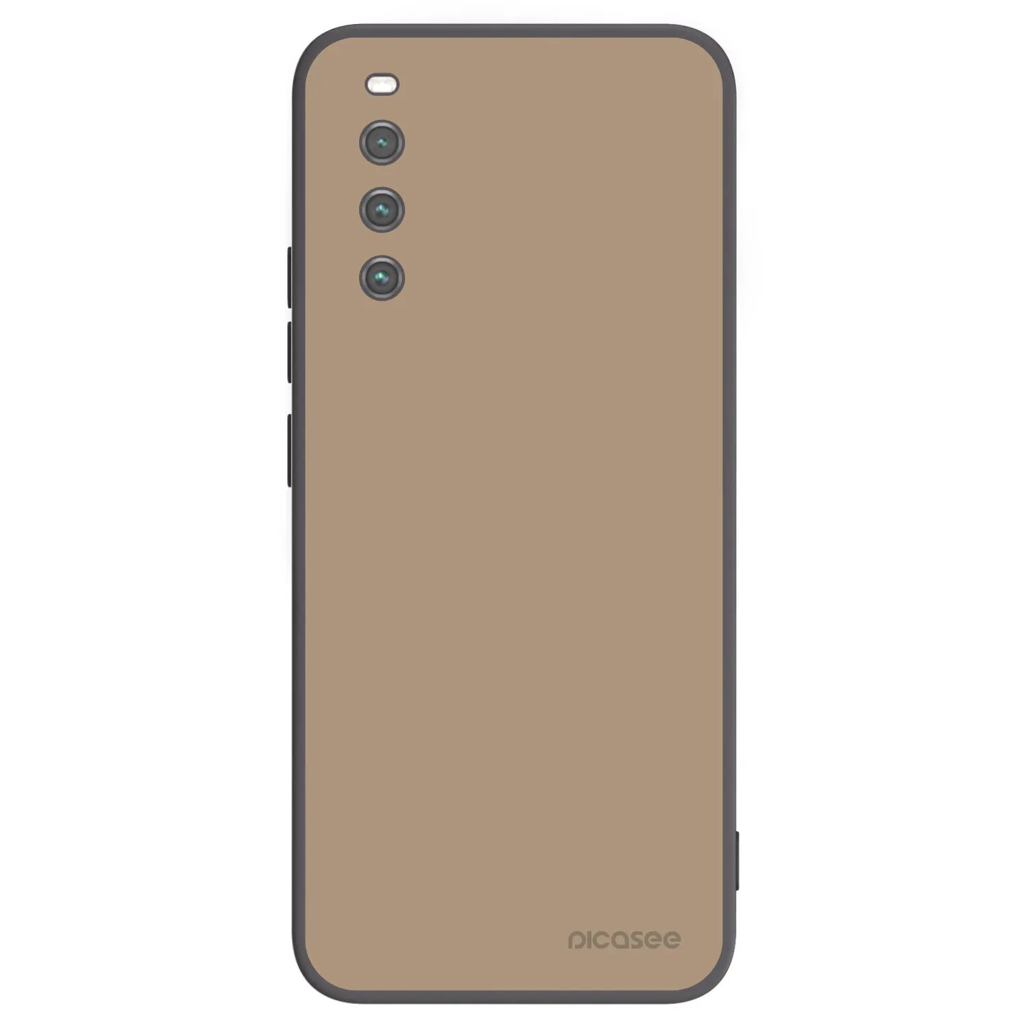 Picasee Μαύρη θήκη σιλικόνης για Sony Xperia 10 IV 5G - Soft Sand