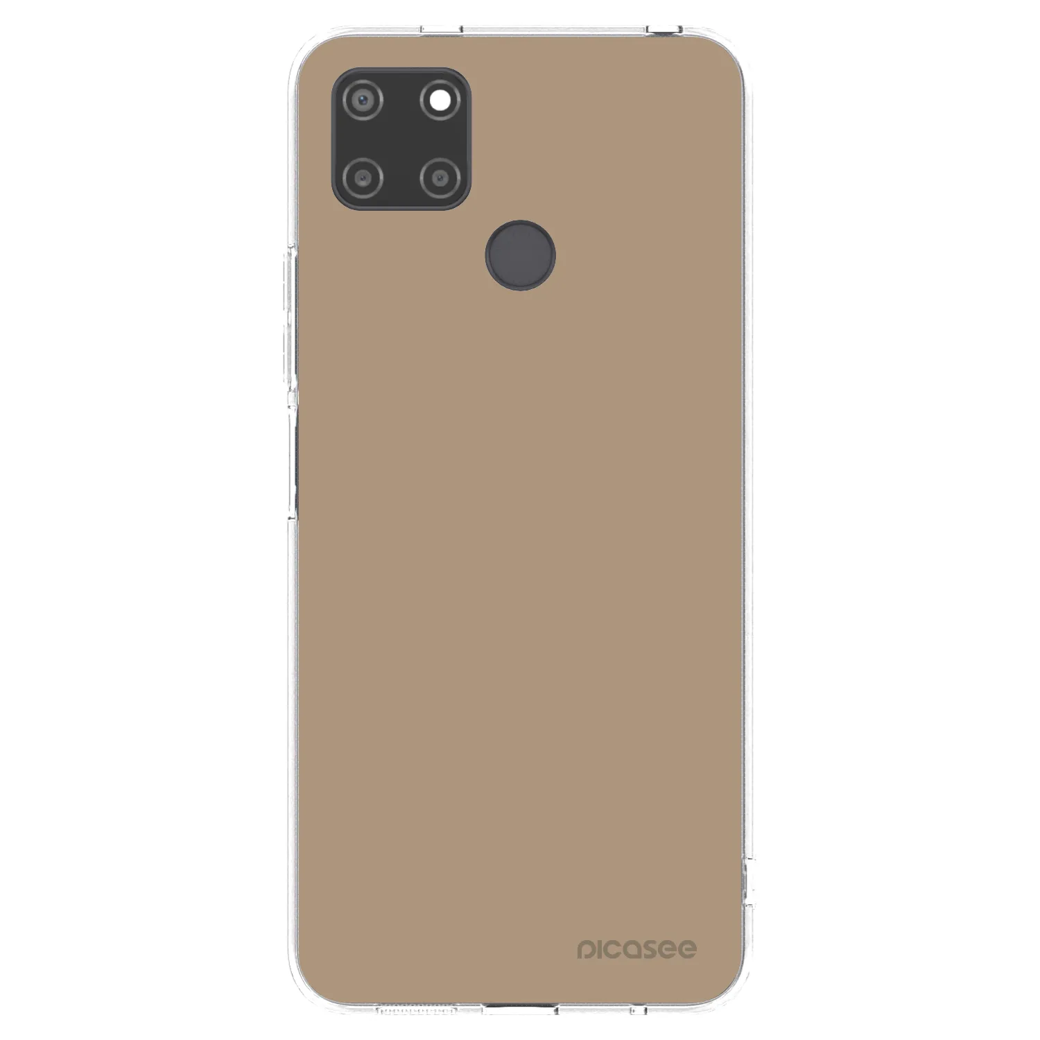 Picasee διαφανής θήκη σιλικόνης Realme C21Y - Soft Sand