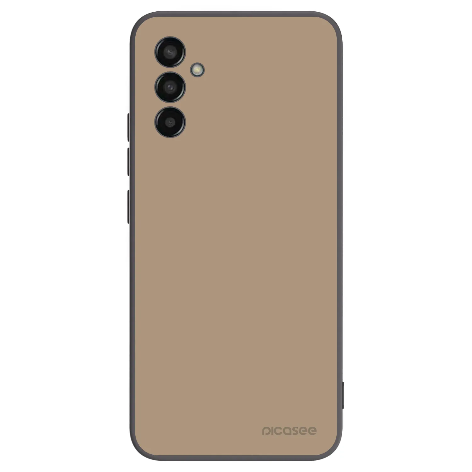 Picasee Μαύρη θήκη σιλικόνης για Samsung Galaxy M13 M135F - Soft Sand