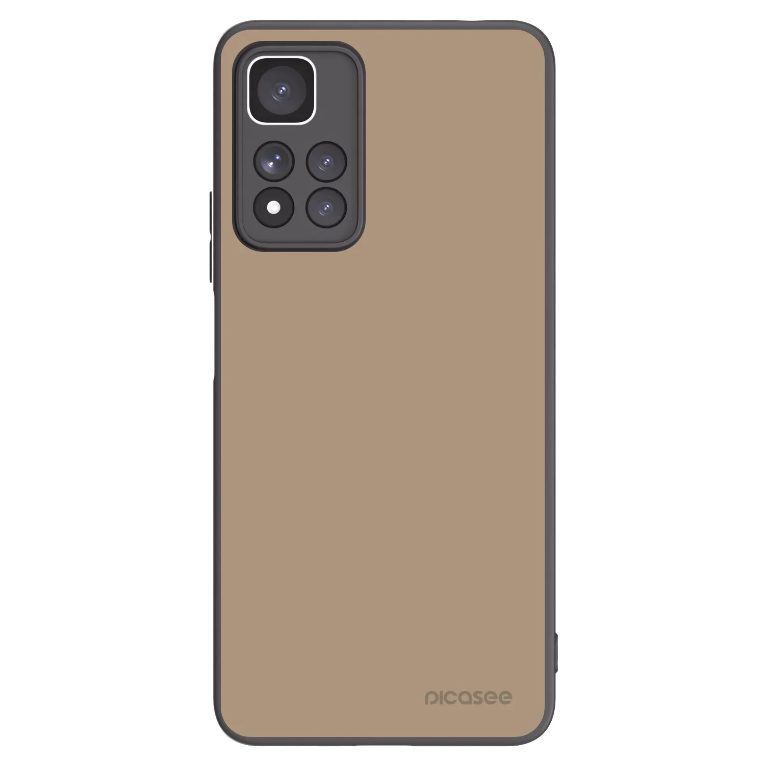 Picasee Μαύρη θήκη σιλικόνης για Xiaomi Redmi Note 11 Pro+ 5G - Soft Sand