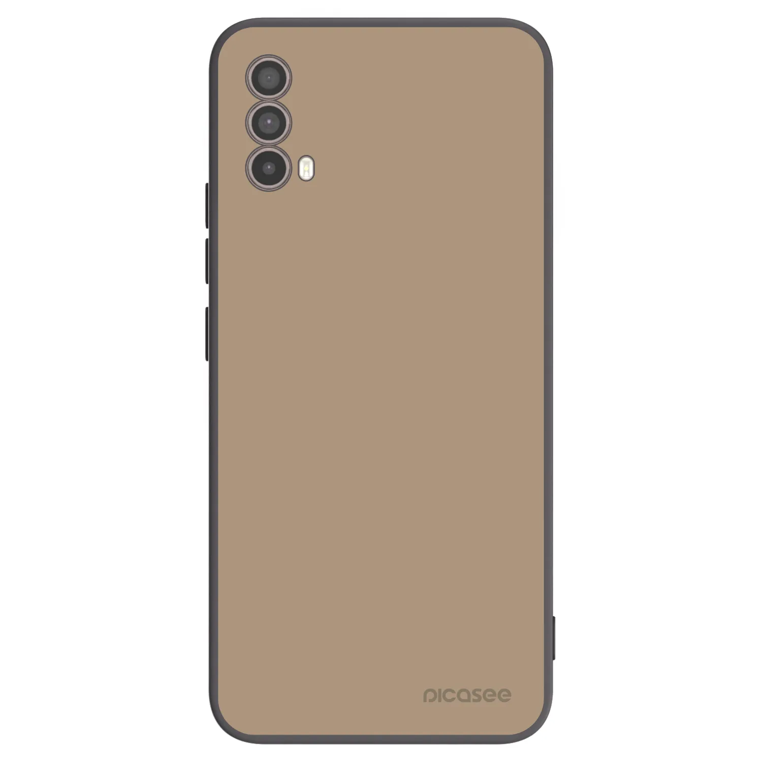 Picasee Μαύρη θήκη σιλικόνης για Motorola Moto E40 - Soft Sand