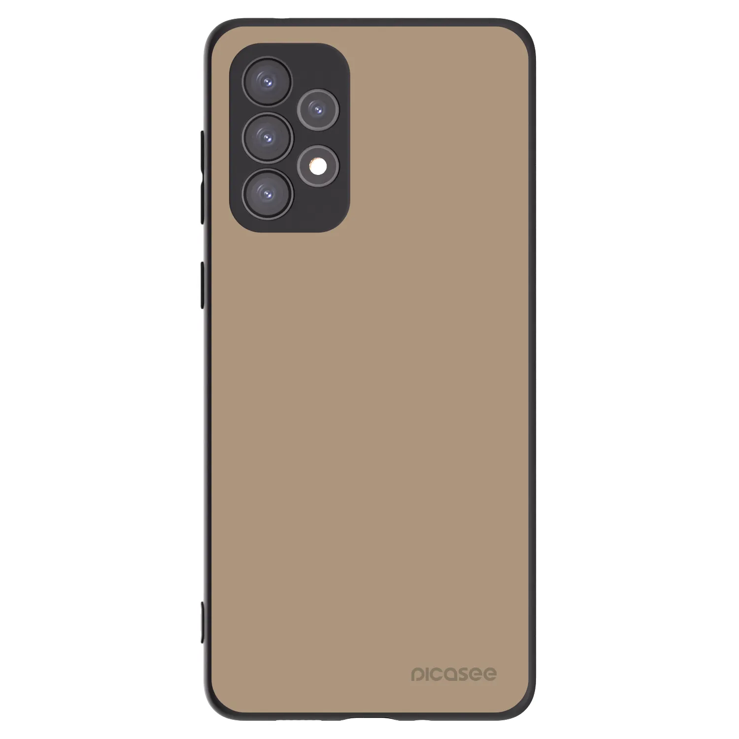 Picasee Μαύρη θήκη σιλικόνης για Samsung Galaxy A73 5G - Soft Sand