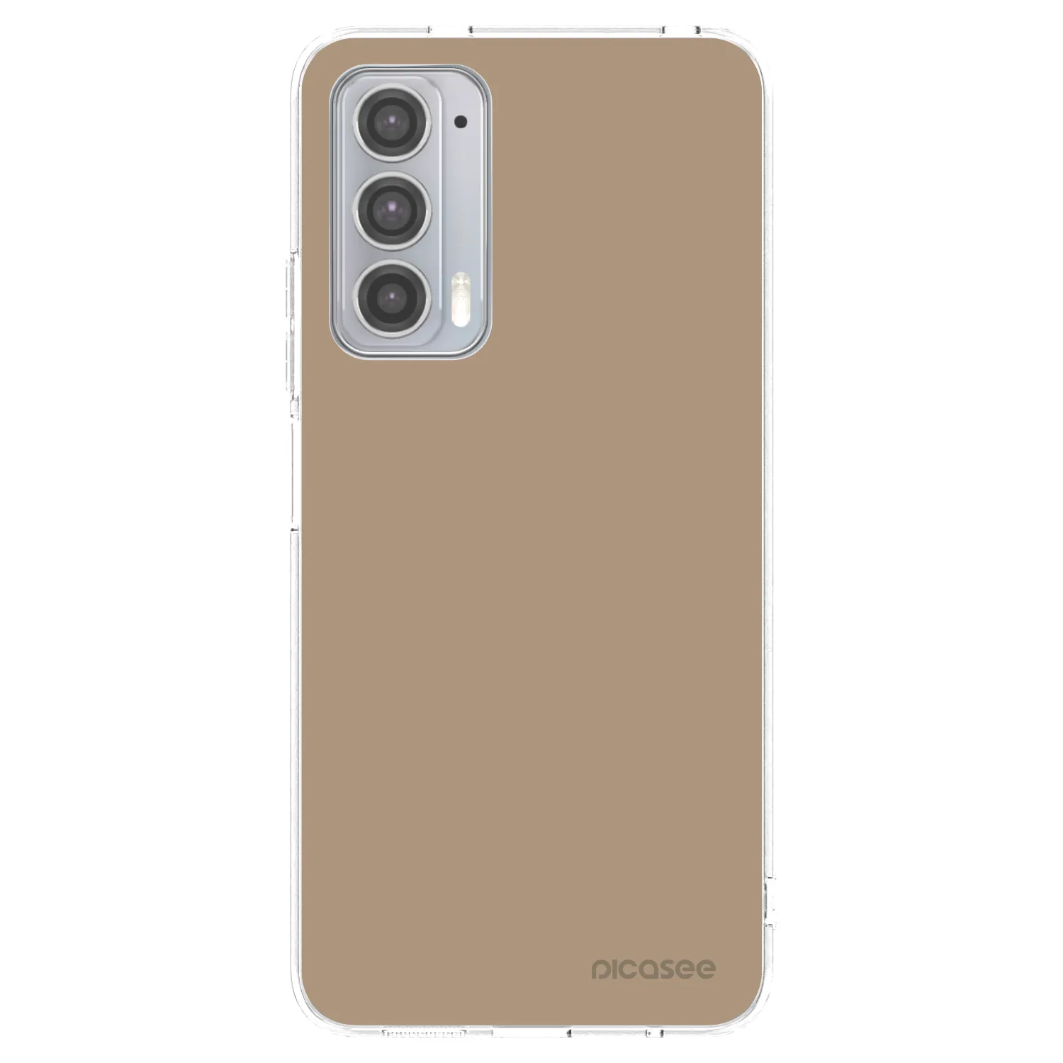 Picasee διαφανής θήκη σιλικόνης Motorola Edge 20 - Soft Sand